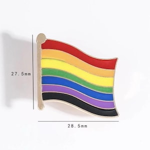 LGBT Pride Flag Pin, Gay Pride Flag, Bisexual Pride Accessory, LGBT Pin, Gay Pride Rainbow Colour Pin, Pin for Pride, LGBT Wedding Pin &Gift