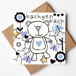 Bachgen Bach/babyjongen kaart