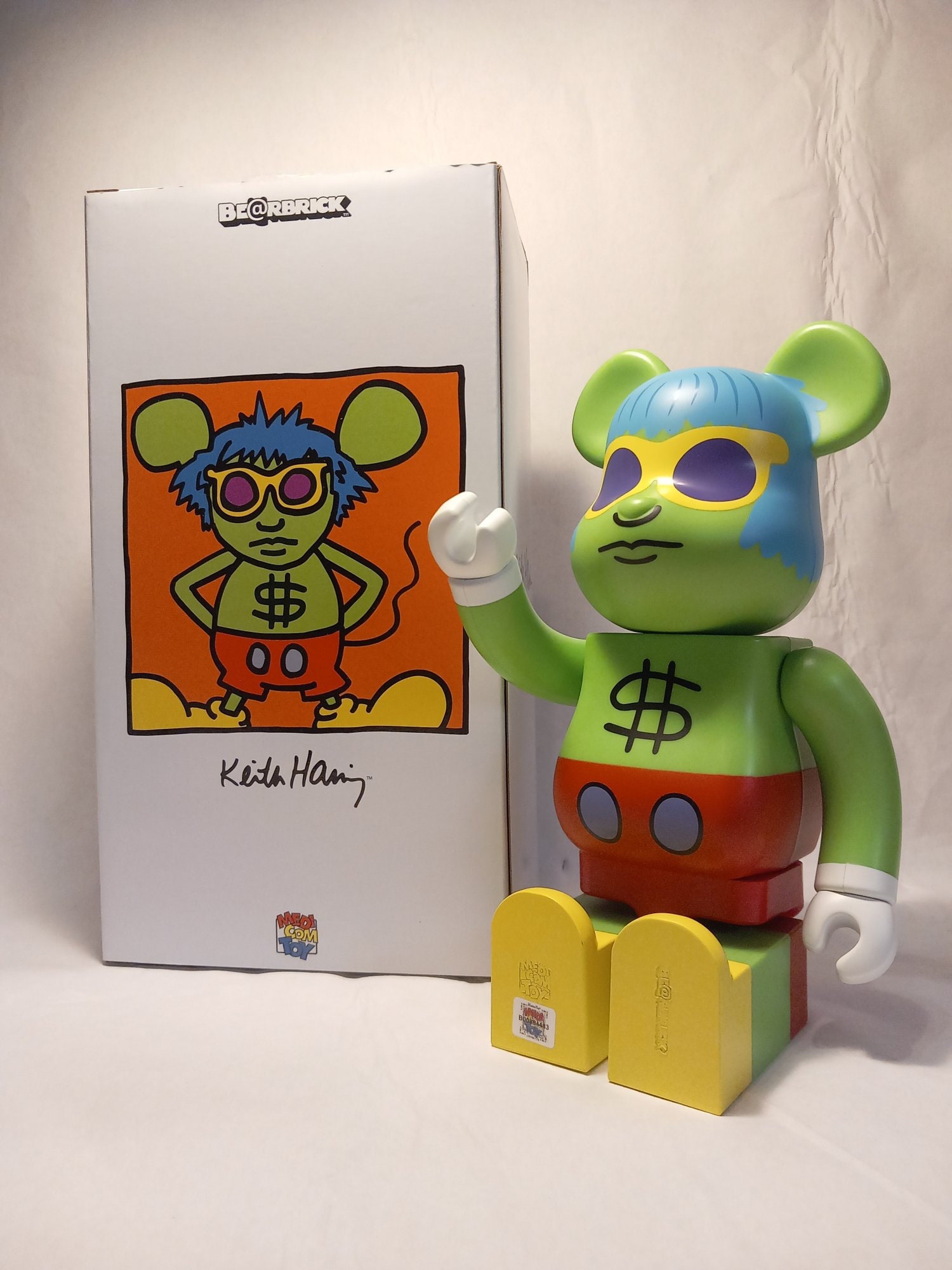 BEARBRICK - Keith Haring - Andy Mouse - Etsy