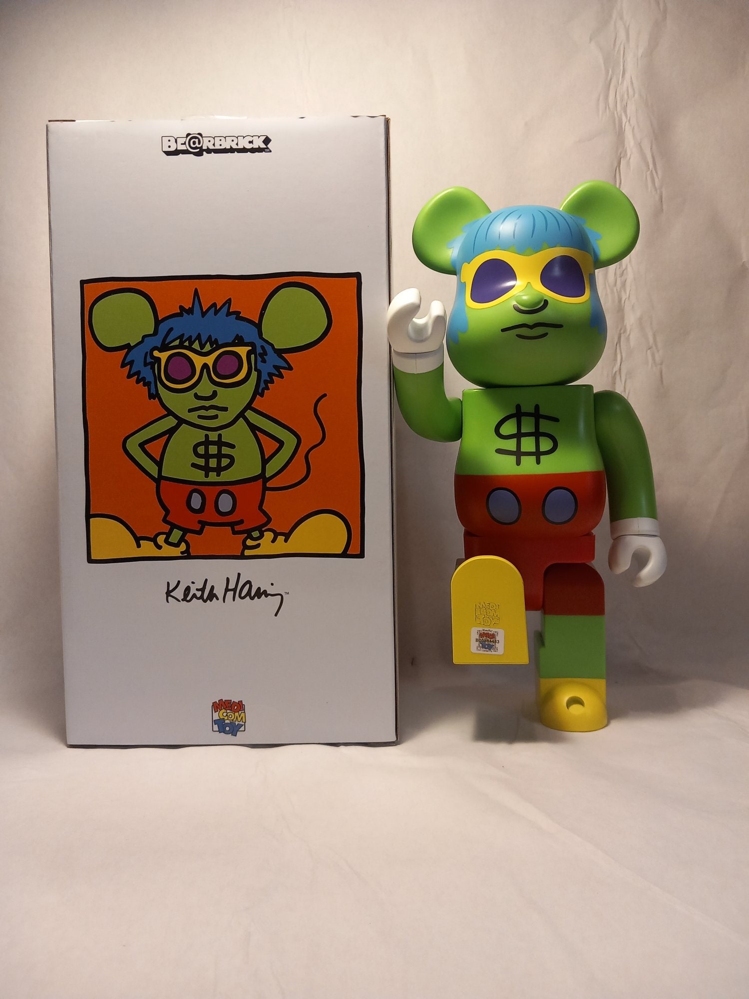 KEITH HARING - 未開封 レア ベアブリック Andy Mouse Warhol Haring BEARBRICK - Keith Haring - Andy Mouse - Etsy