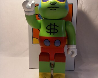 Bearbrick 1000% Keith Haring Andy Mouse Warhol - Medicom Toys, Neuf, Emballage Ouvert