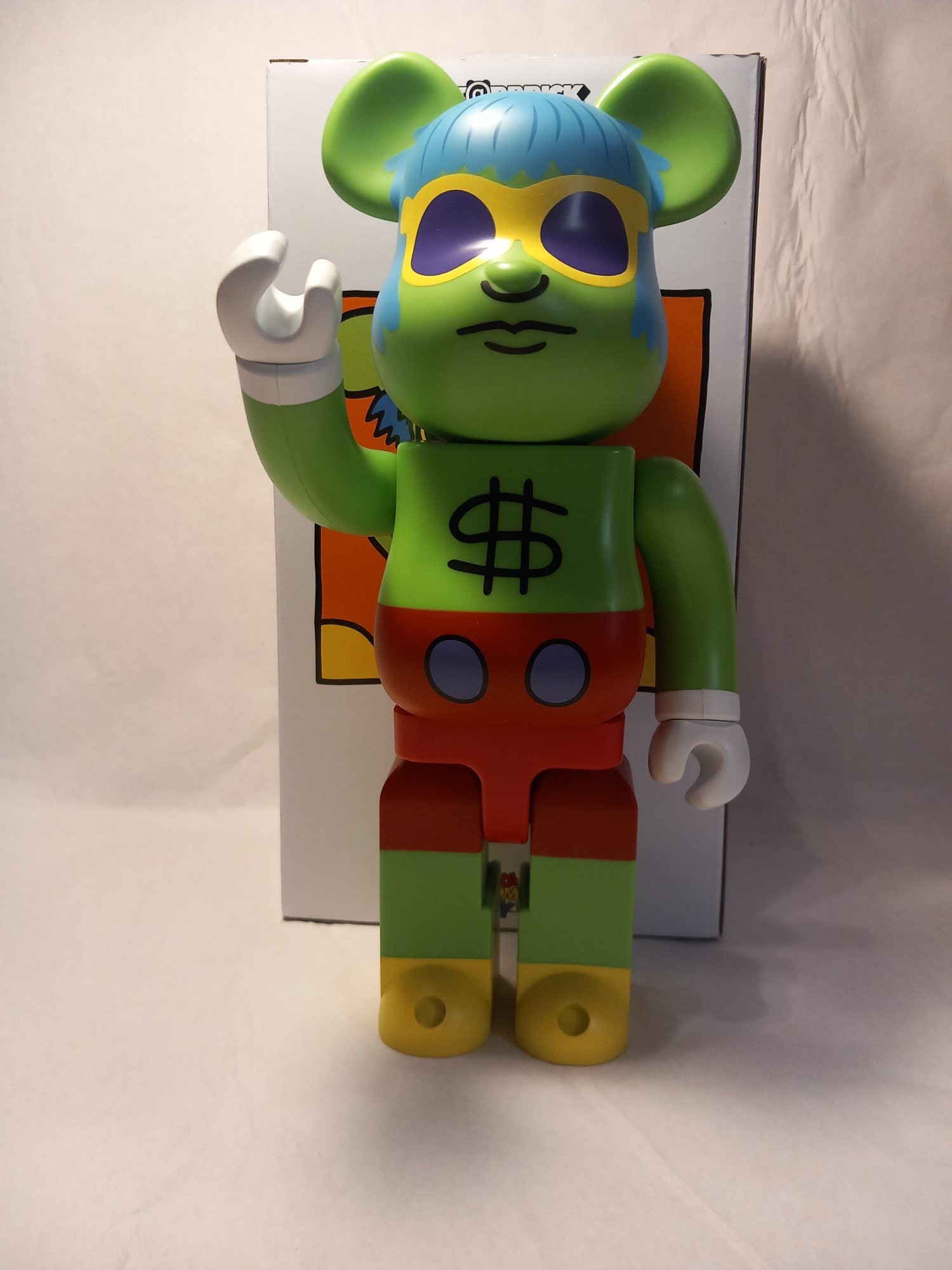 Bearbrick Keith Haring Andy Mouse 1000% main image 1