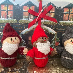 Santa tree ornaments