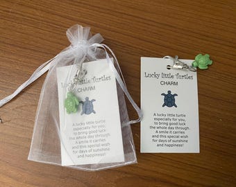 lucky little turtle charm