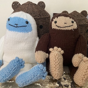Yeti Großer Fuß handgemachtes Spielzeug