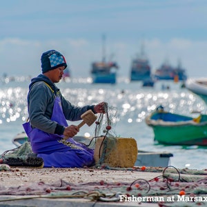 Fisherman Malta souvenir Photography Print gift malta photography malta print poster print canvas print malta
