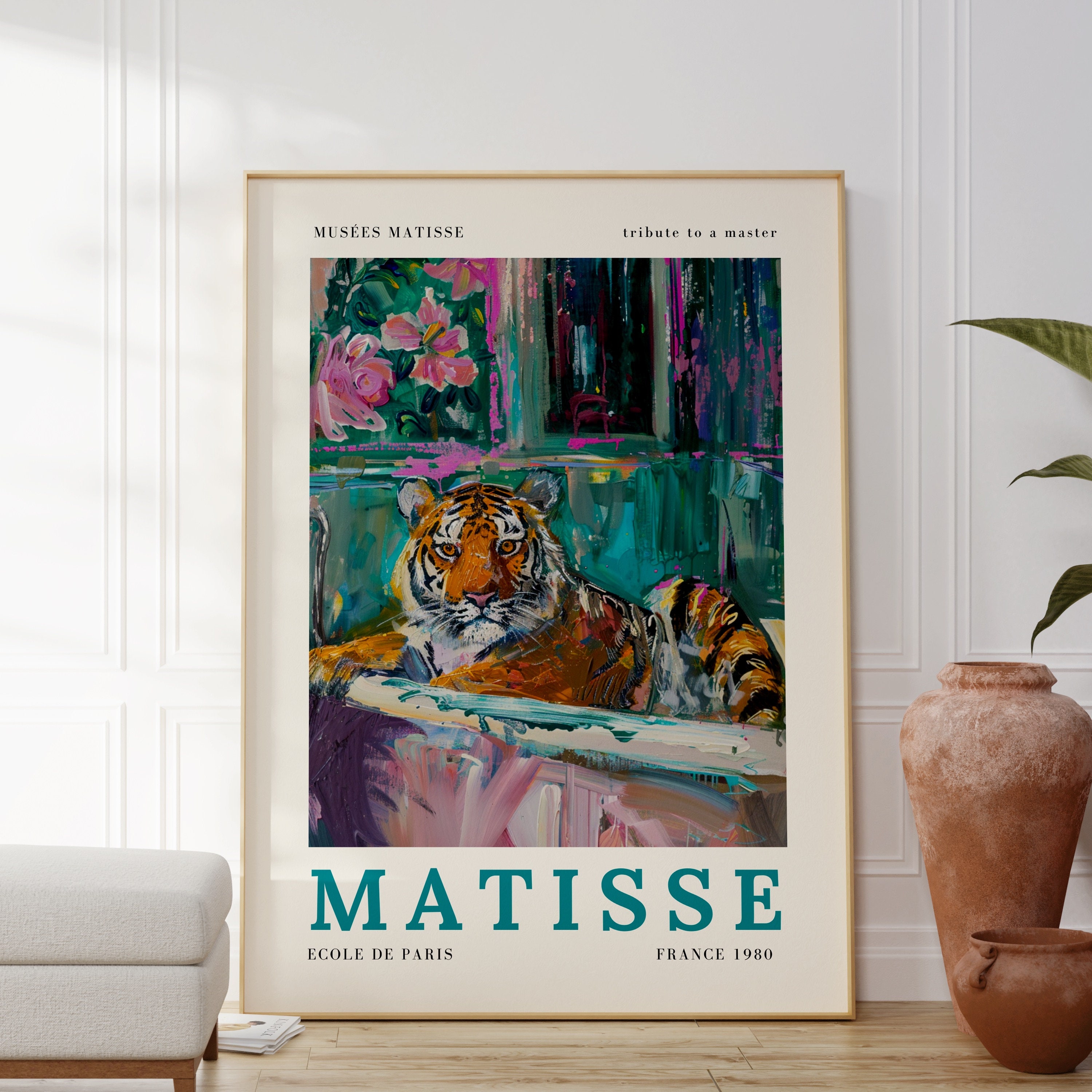 （meeさん専用ぺージ）　HENRI MATISSE アートポスター Henri Matisse - Music - Exhibition Poster