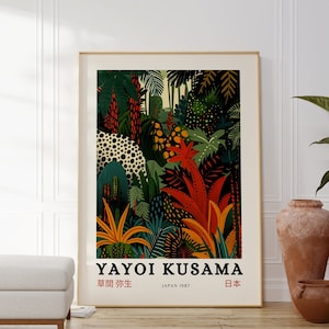 Yayoi Kusama Poster - Japanese Gallery Wall Art - Modern Poster Wall Decor - Yayoi Kusama Print