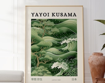 Yayoi Kusama Poster - Japanese Gallery Wall Art - Modern Poster Wall Decor - Yayoi Kusama Print