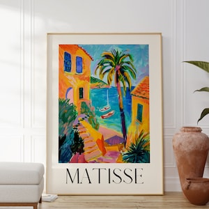 Henri Matisse Poster - Aesthetic Matisse Print - Modern Gallery Exhibition Art - Minimalist Neutral Wall Art - Matisse Print