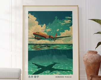 Hiroshi Nagai - Japanese Wall Art - Maximalist Art - Art Print