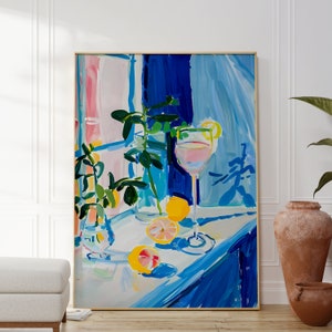 Arte de pared de bebida exclusiva - Póster de cóctel - Decoración de pared de póster moderno