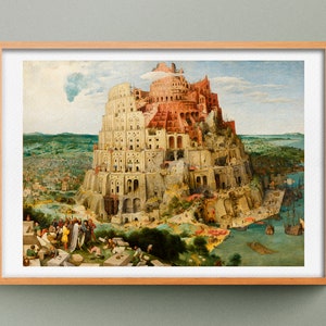 The Tower of Babel by Pieter Bruegel, The Tower of Babel reproduction