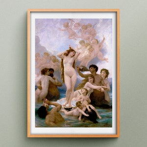 El nacimiento de Venus de William Bouguereau