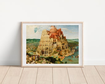 ピーテル・ブリューゲル作「バベルの塔」 - Etsy 日本