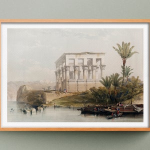 Il tempio ipoetra di Philae di David Roberts