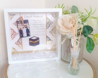 Umrah Gift, Hajj Gift, Umrah Frame, Hajj Frame, Arabic Frame, Personalised Frame, Umrah Mubarak Gift, Personalised Keepsake