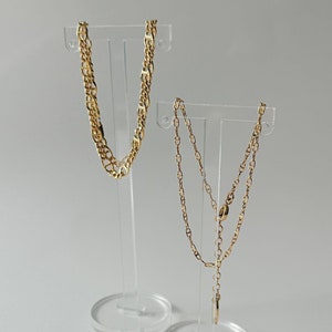 Gold chain anklet. Chunky pig nose link chain ankle bracelet. 18K gold plated anklet. Minimalist gold anklets for women.