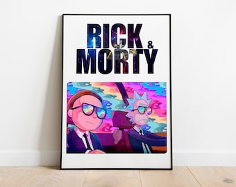 Rick and Morty poster / series posters / Digital Download / Printable Poster