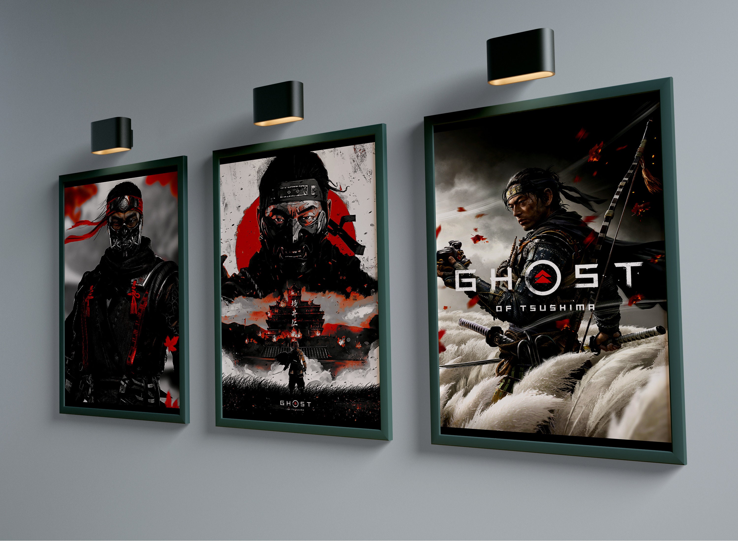 The Game Of Ghost Of Tsushima Video Game Series Action Wall Art - POSTER  20x30