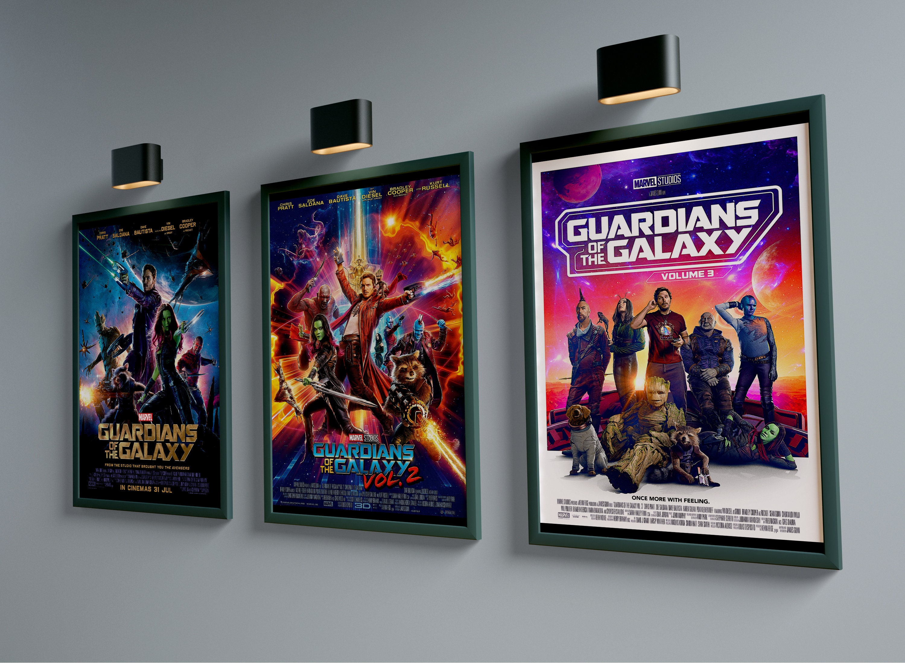 Guardians of the Galaxy - Rocket and Baby Groot Poster, Affiche