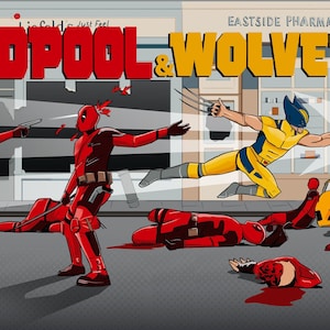 Deadpool and Wolverine alternative movie poster