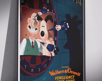Wallace and Gromit 'Vengeance most fowl' alternative movie poster