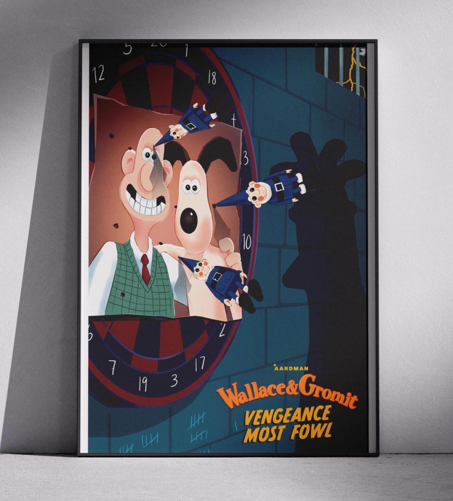 Wallace and Gromit Poster - Etsy
