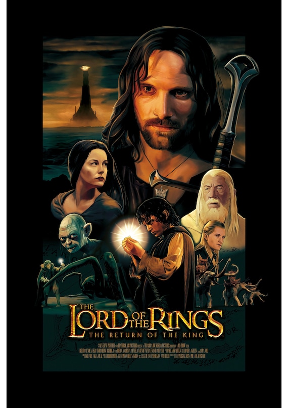 Il Signore degli Anelli Il ritorno del Re poster alternativo del