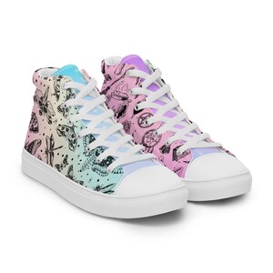 Men’s high top canvas shoes