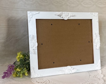Ornate Solid Wood Photo Frame: Shabby Chic Wedding Decor