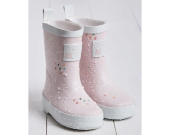 Kids Wellies Pink, Grass & Air Colour-Changing Unisex Kids Winter Wellies, Baby, Toddler, Welly Boots, Childrens Rain Boots, Baby Pink