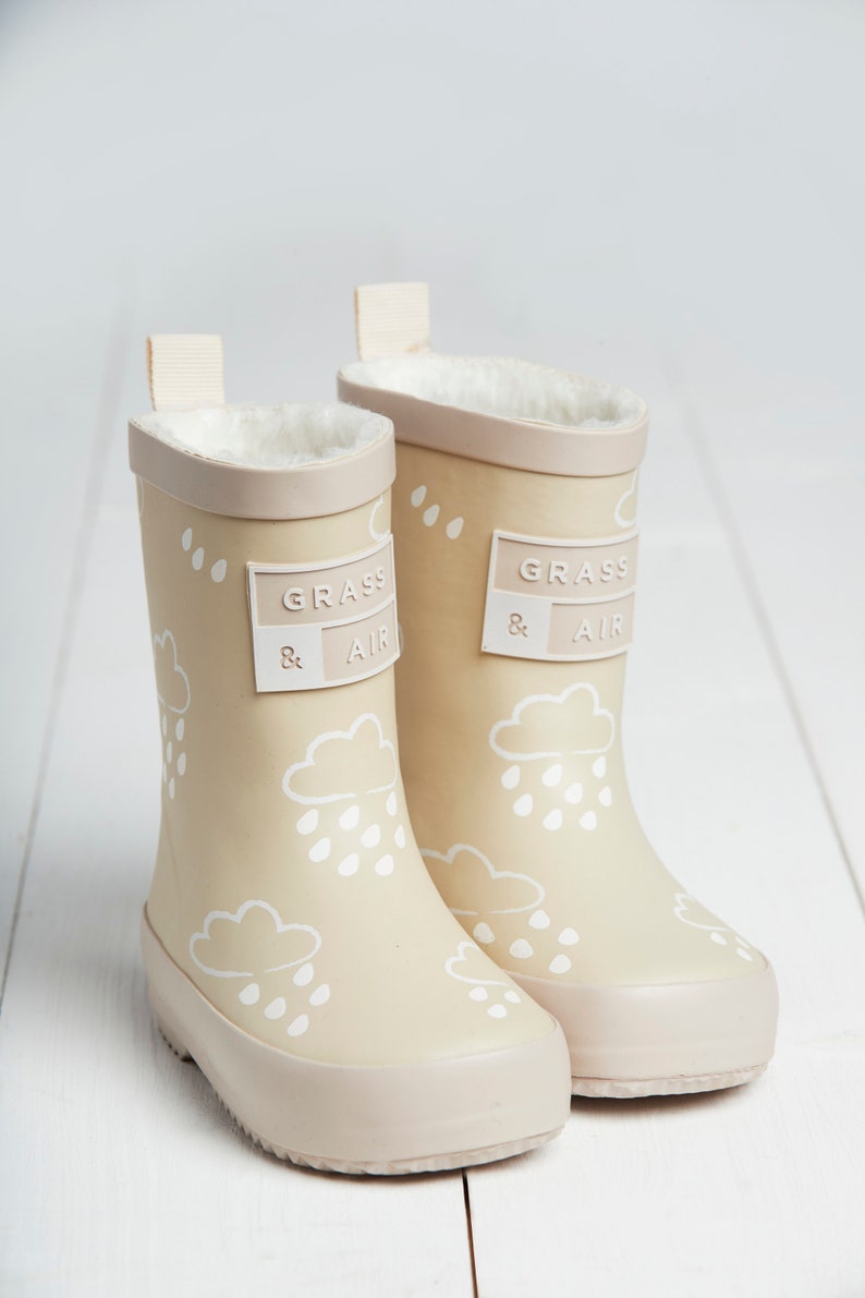 Grass & Air Stone Colour-Changing Kids Wellies image 1