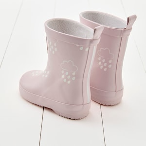 Kids Wellies Pink, Grass & Air Colour-Changing Unisex Kids Winter Wellies, Baby, Toddler, Welly Boots, Childrens Rain Boots, Baby Pink image 3