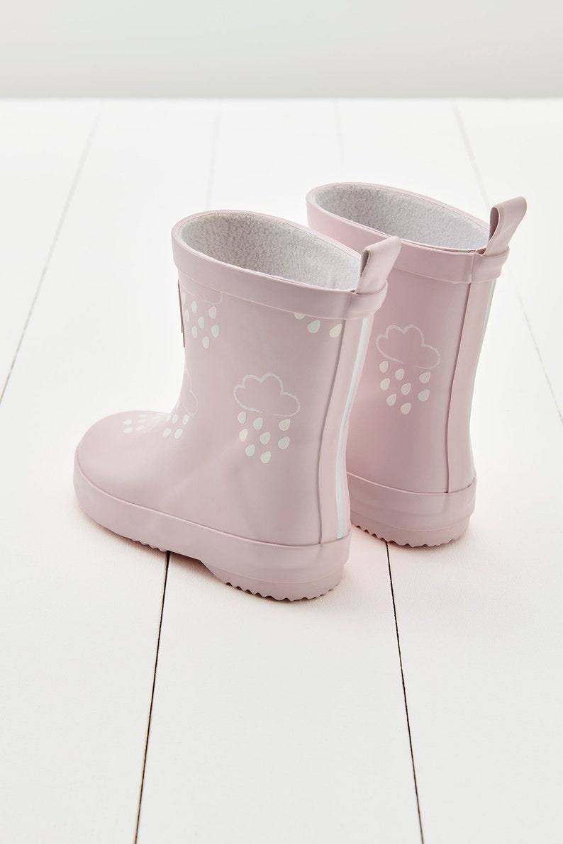 Kids Wellies Pink, Grass & Air Colour-Changing Unisex Kids Winter Wellies, Baby, Toddler, Welly Boots, Childrens Rain Boots, Baby Pink image 3