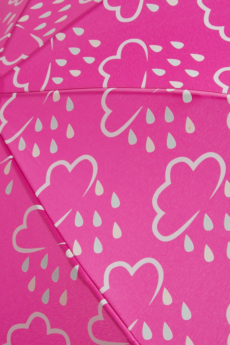 Little Kids Colour-Revealing Umbrella in Orchid Pink image 4