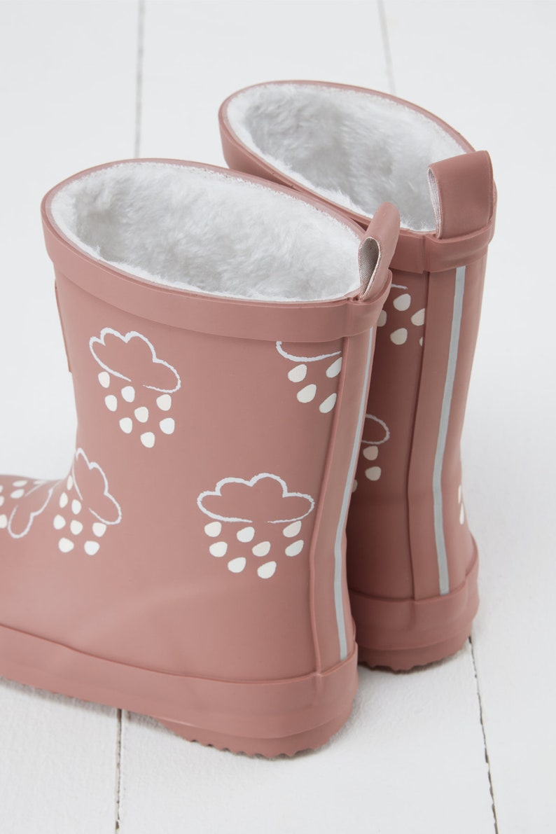 Kids Wellies, Grass & Air Colour-Changing Unisex Kids Winter Wellies, Baby, Toddler, Welly Boots, Childrens Rain Boots, Rose Pink image 3