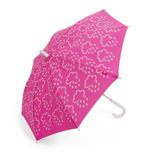 Little Kids Colour-Revealing Umbrella in Orchid Pink image 2