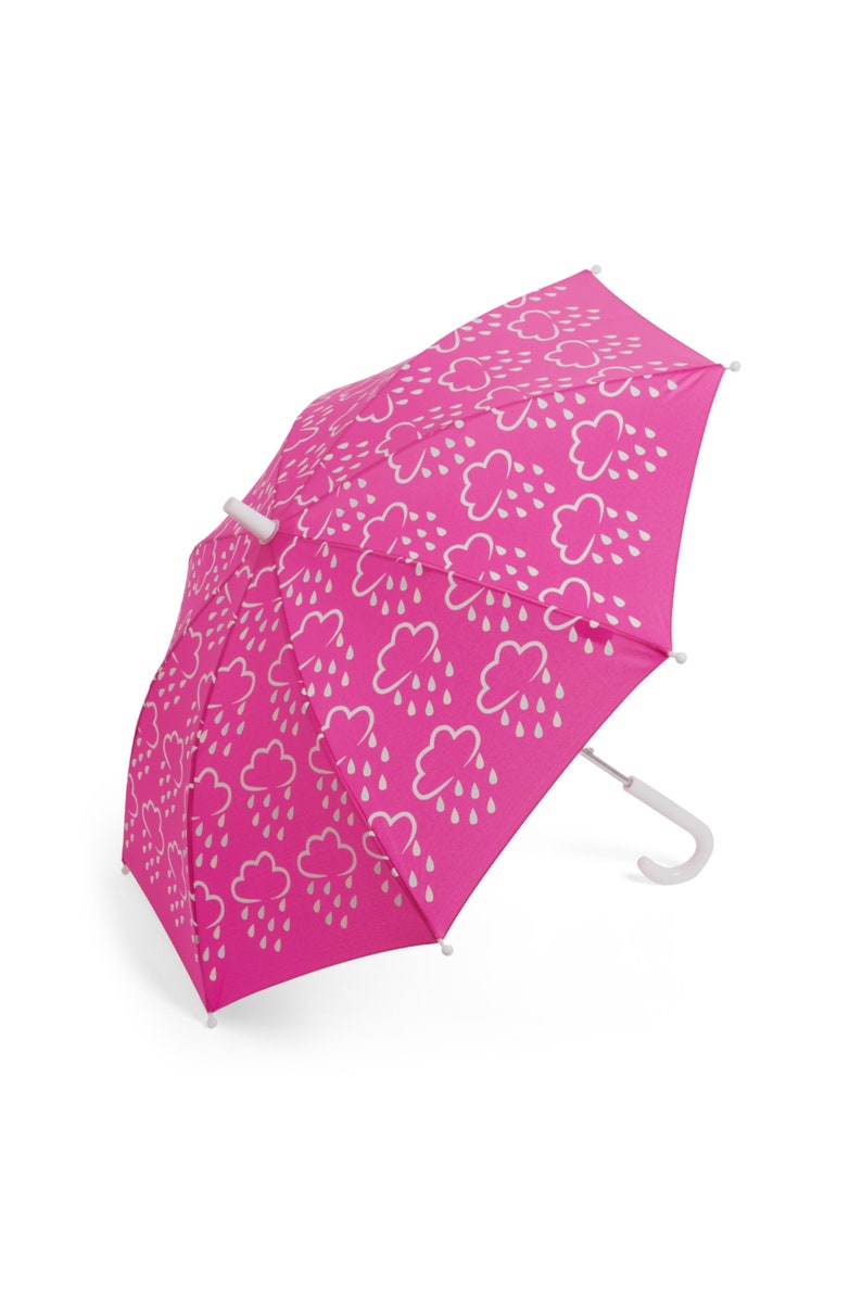 Little Kids Colour-Revealing Umbrella in Orchid Pink image 2