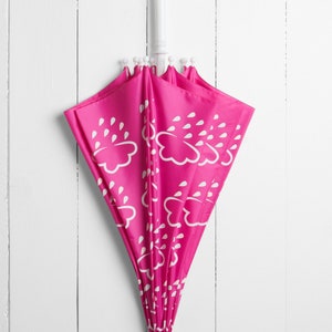 Little Kids Colour-Revealing Umbrella in Orchid Pink image 1