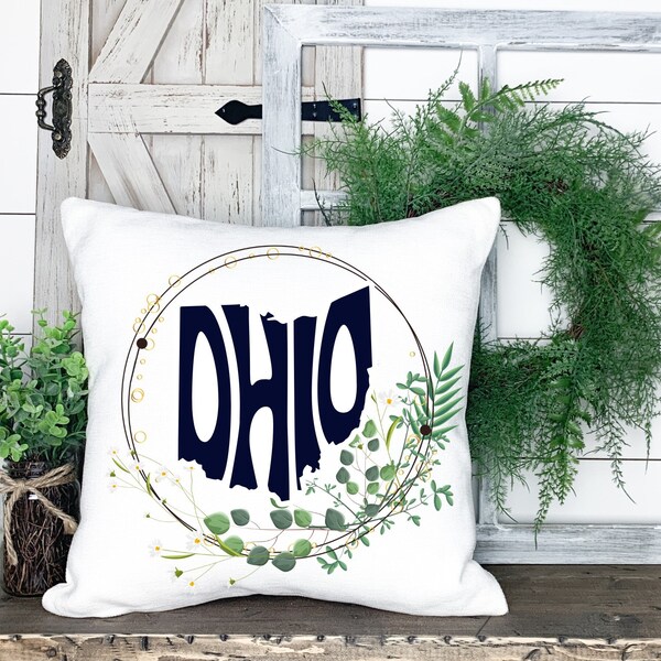 Ohio State Pillow Etsy