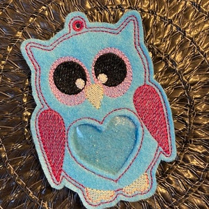 Embroidery file fill object owl ith set 3 sizes from 10x10