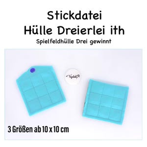 Broderimapp "Tre lika"-set - Connect Three-spelomslag
