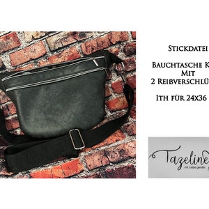 Stickdatei Bauchtasche ith für 24x36 cm