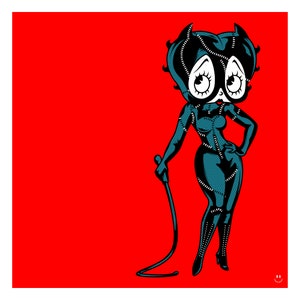 Cat Boop - Herotoon Print 500mm H x 400mm W