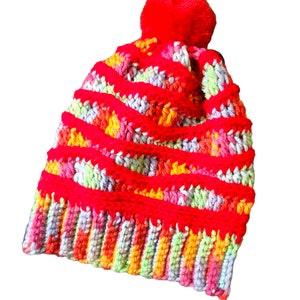 Sunset Waves Beanie Crochet Pattern