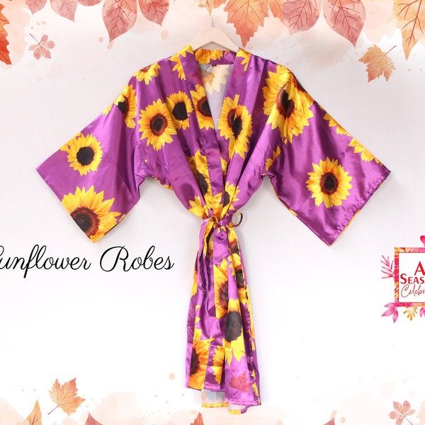 Sunflower Bridesmaids Robes - Etsy