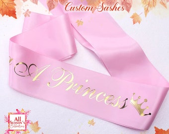 Personalized Sash Customized Sash Your Text Sash Bridal Sash Bridesmaid Sash Birthday Satin Silk Sash Bridal Sash Gift For Her Wedding Gift