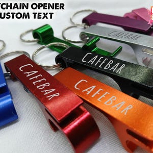 Custom Bottle Opener Keychain Personalized Keychain Custom Name Bottle Openers Custom Keychain Bottle Openers with Logo Laser Engraved Gifts
