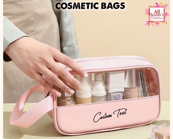 Clear Cosmetics Bag Toiletry Bag, Large Clear Travel Bag for